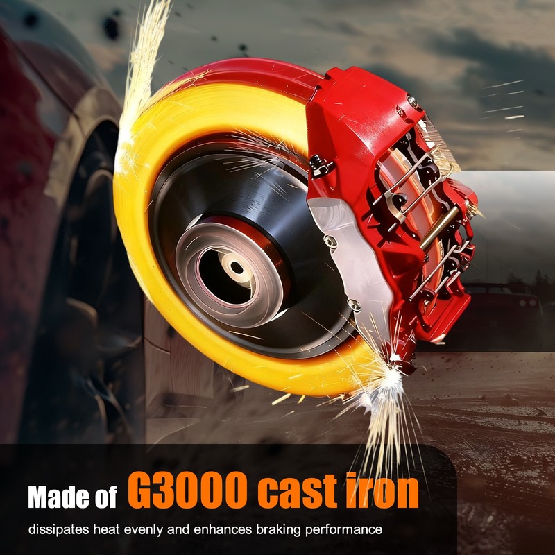 Front Drilled Disc Brake Rotors For Chrysler 200 Sebring Jeep Compass Patriot gallery