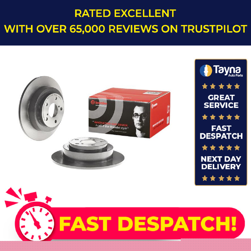 2x Brake Discs Pair Solid fits SUBARU FORESTER SG, SG9 2.5 Rear 02 to 12 266mm
