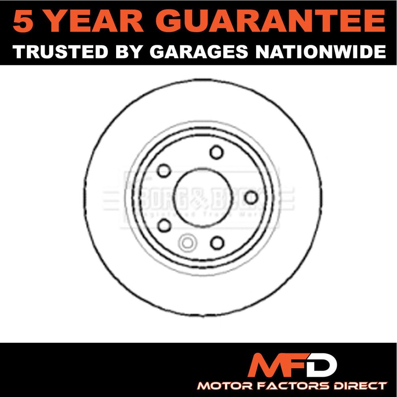 Fits VW Transporter 2003-2009 Touareg 2003-2018 MFD Rear Brake Disc 7L6615601G