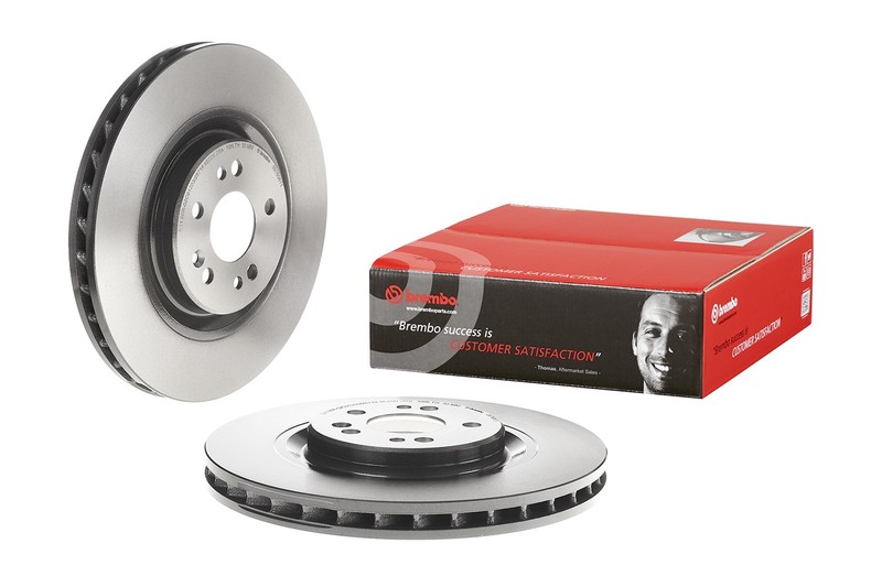 For Mercedes W163 Front Vented & Coat Disc Brake Rotor 345 mm Brembo 09.7606.11