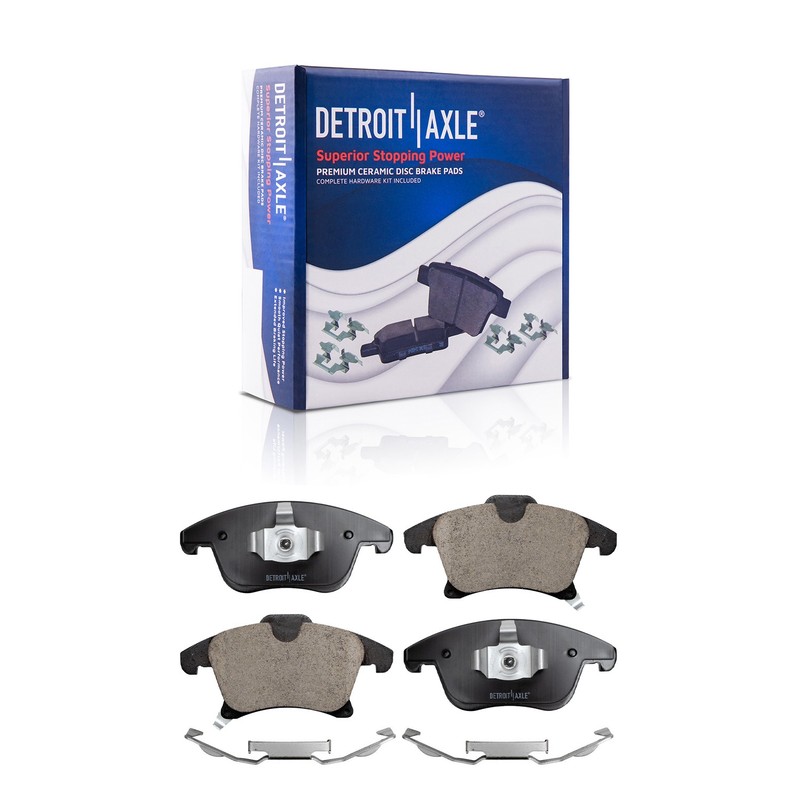 5-Lug Front & Rear Brake Pads Rotors for 2013-2019 Ford Fusion gallery