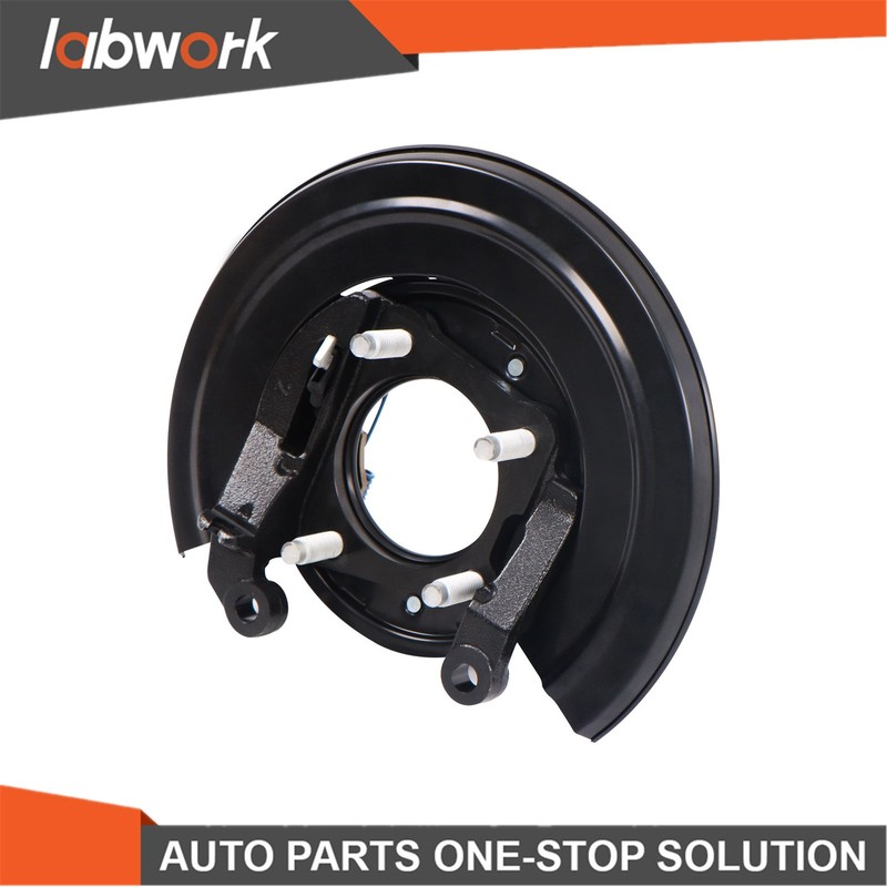 Rear Driver Side Parking Brake Backing Plate For Ford F-250 Super Duty 2005-2012 gallery