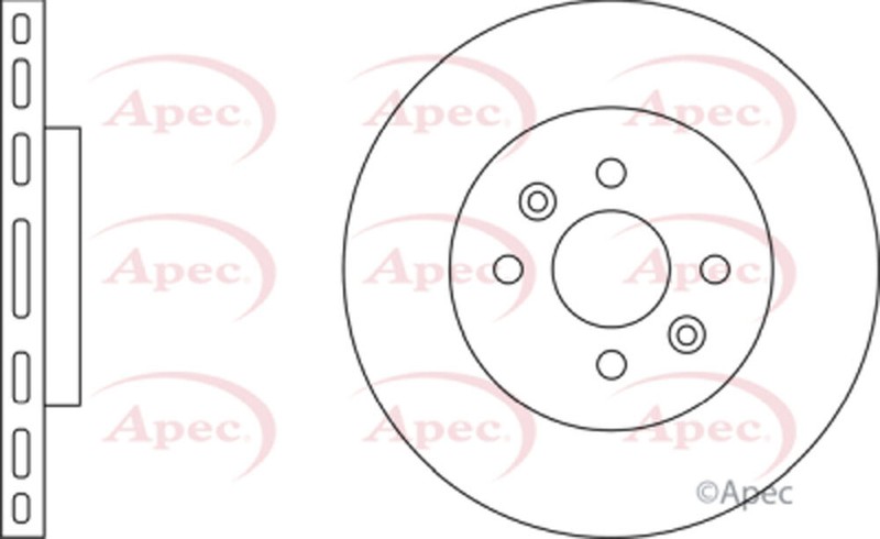 Brake Disc Front Benni Fits Hyundai i20 2014- Kia Rio 2011- Stonic 2017- gallery