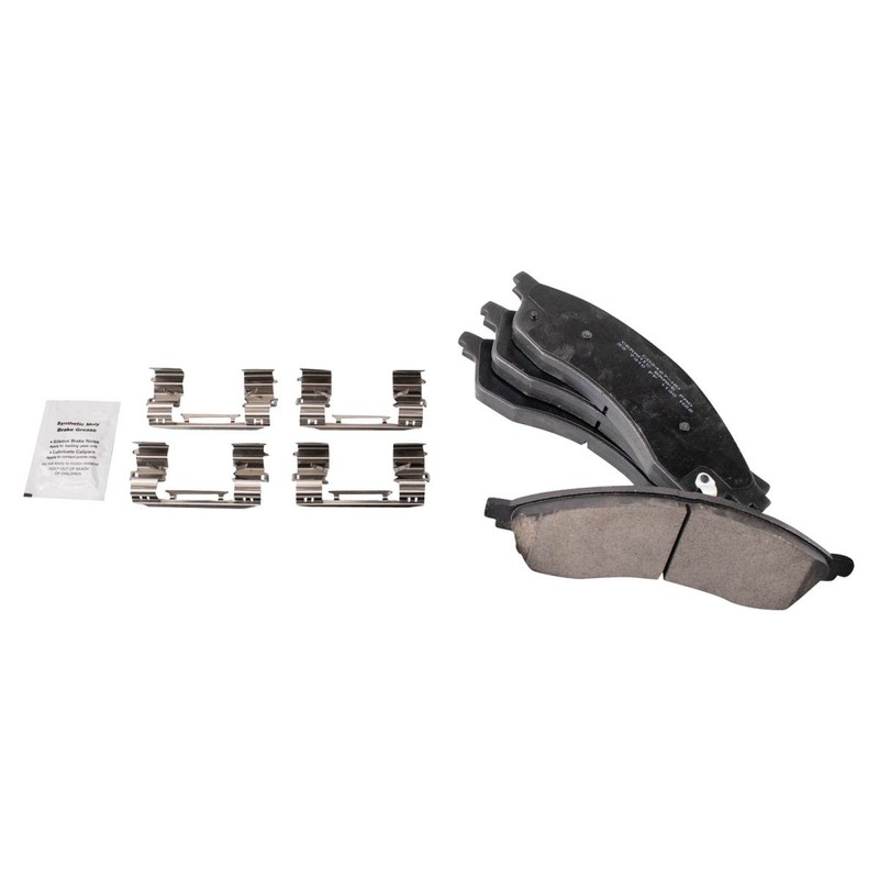 TRQ Front Brake Pad & Rotor Kit Fits 21-22 Ford Lincoln gallery