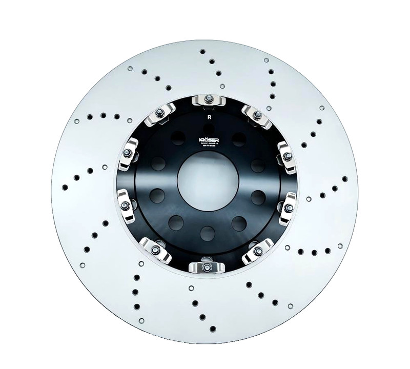 TWO-PIECE FLOATING FRONT BRAKE ROTOR For AUDI SEAT SKODA VW Jetta GTI Tiguan 340 gallery