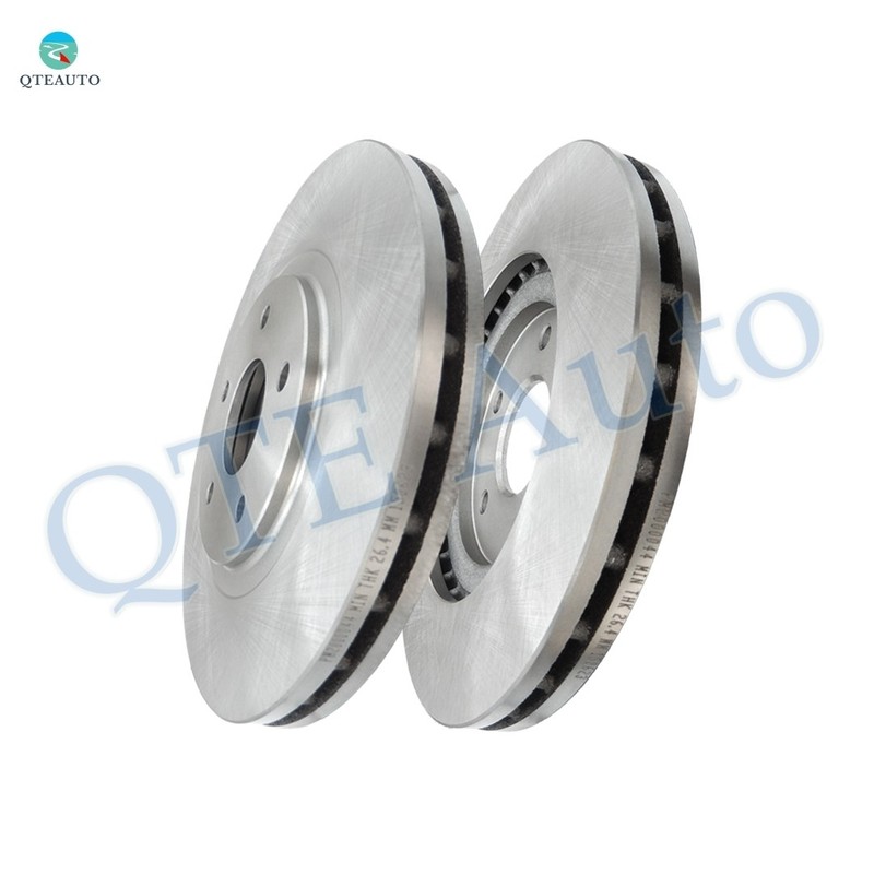 Front 330mm Disc Brake Rotors For 2012-2016 Chrysler Town & Country