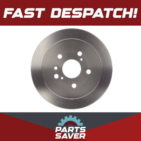 2x Brake Discs Pair Solid fits TOYOTA AVENSIS VERSO ACM20 2.0 Rear 01 to 09 Set