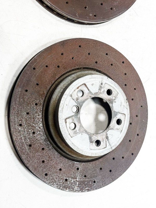 BMW 335i 335XI E93 E90 E92 Powersport Drilled Rotors Set Of 2 gallery
