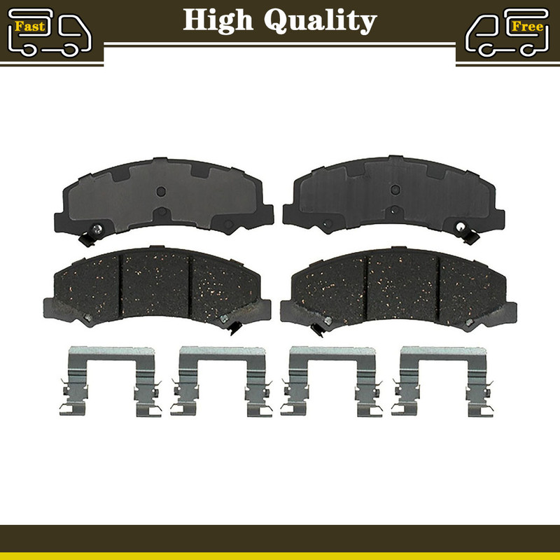 Premium OE Front Ceramic Brake Pads Kit For 2006-2013 Chevy Impala 9 Yr Warranty