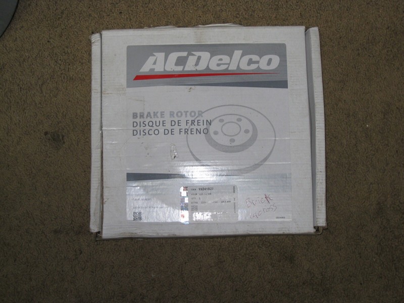 ACDelco 19241827 18A1478A Non-Coated Rear Rotor