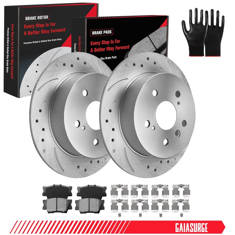 Brake Kits for Toyota Camry Avalon ES350 Front Rear Brake Rotors Brake Pads Kit