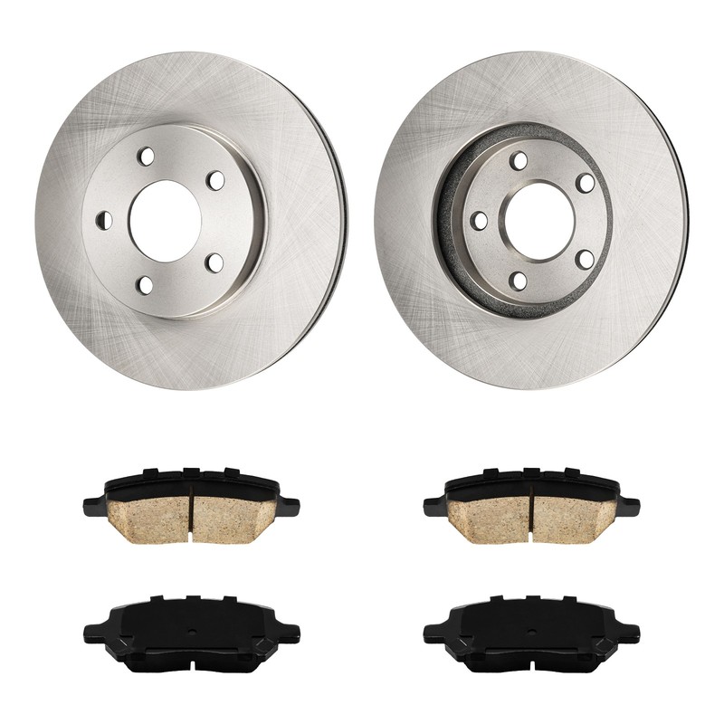 Front Rotor & Pads Kit Fits Chevrolet Cobalt 2007-2010 Pontiac G5 2007-2009 gallery