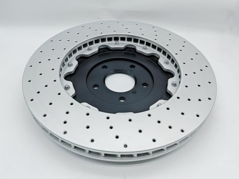 New Left For Nissan GT-R Front Brake Discs Rotor Drilled Floating - 40206KB50A gallery