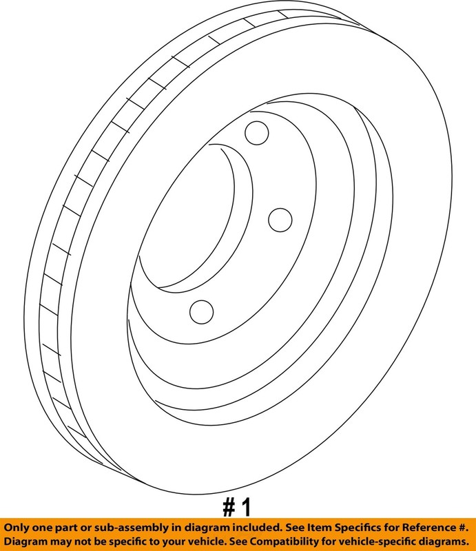 FORD OEM Front Brake-Disc Rotor 2U2Z1V125BB gallery