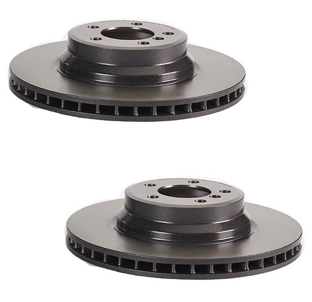 Brembo Front and Rear UV Coated Brake Disc Rotors Kit for BMW E65 E66 7-Series