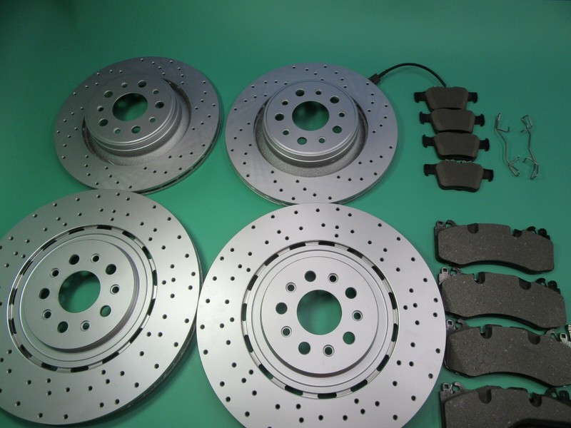 Maserati Levante S front and rear brake pads + rotors high performance quality
