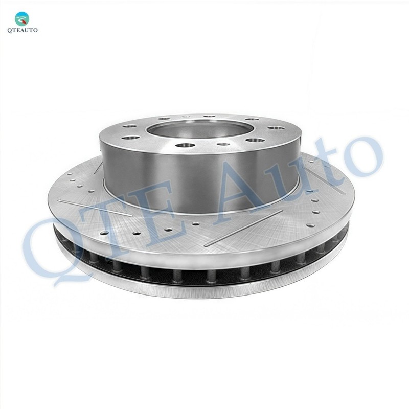 1P Front Right 325mm Drilled Brake Rotor For 2001-2004 Chevrolet Silverado 2500