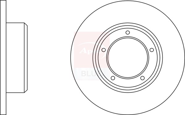 2x Brake Discs Pair Solid fits LAND ROVER 110/127 LDH 3.5 Front 83 to 90 298mm gallery