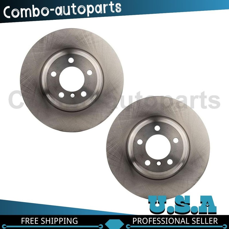 Front Disc Brake Rotors Fits 2002 2003 2004 2005 BMW 745Li