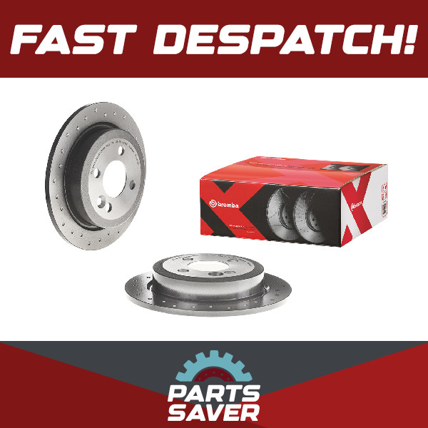 2x Brake Discs Pair fits MINI CLUBMAN ONE R55 1.6D Rear 10 to 14 259mm Set New