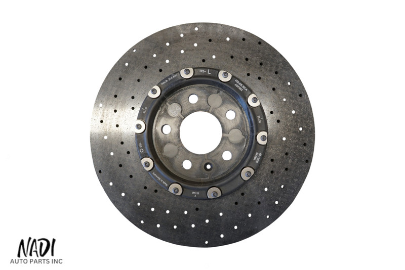 2017 – 2023 AUDI R8 4S FRONT LEFT CARBON CERAMIC BRAKE DISC ROTOR OEM 4S0615301A
