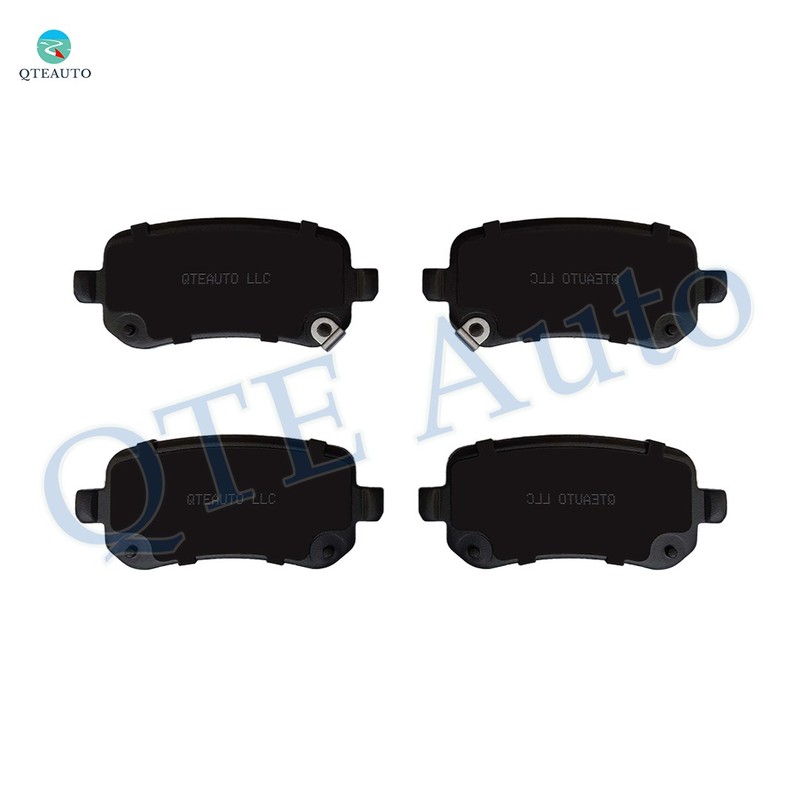 6 Rear 305mm Disc Brake Rotors-Ceramic Brake Pad kit For 2009-2012 Dodge Journey gallery