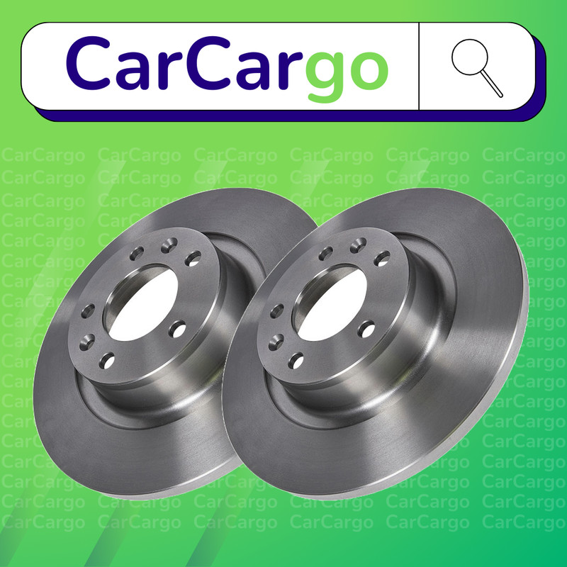 Solid Rear Brake Discs Peugeot Expert 2.0 HDi 130 4×4 2012-2016 290 mm