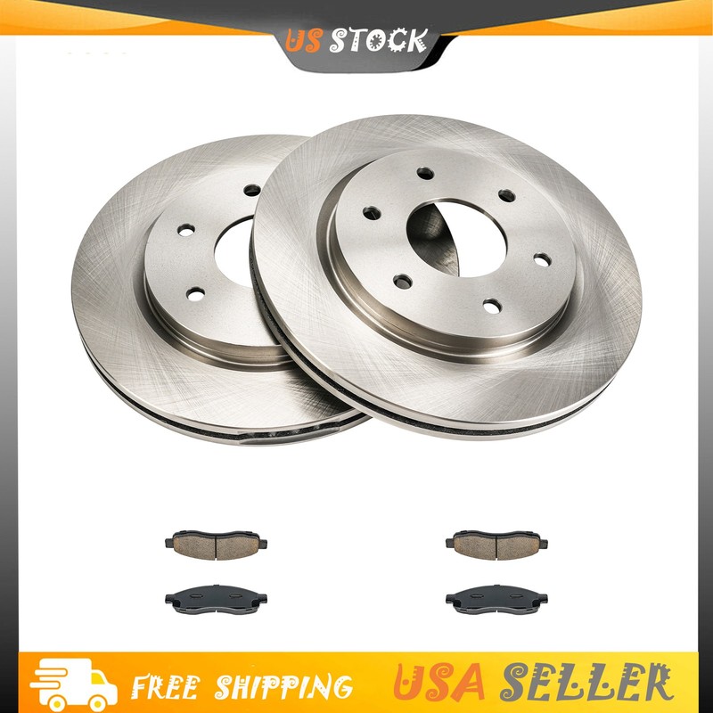 Front Durable Ceramic Brake Kit Fits Nissan TITAN 2005 2006 2007 Armada 2005