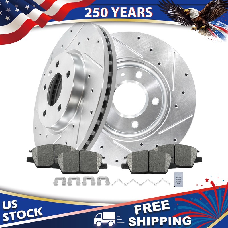 11.81″ Front Disc Brake Rotors & Ceramic Brake Pads for BUICK REGAL TOURX