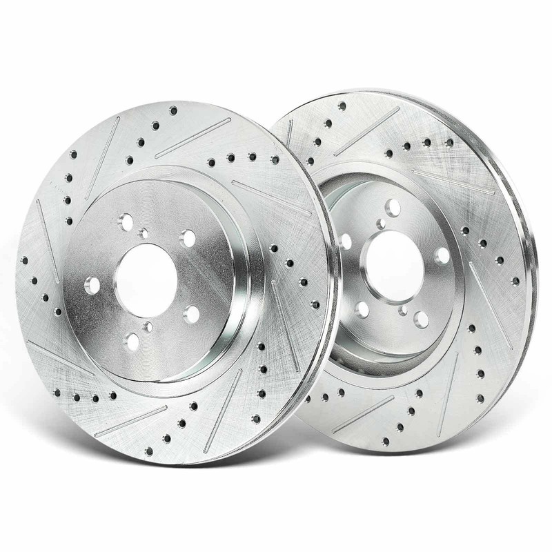 Front Left & Right Drilled Brake Rotors for Subaru Impreza 2017-2023 Crosstrek gallery