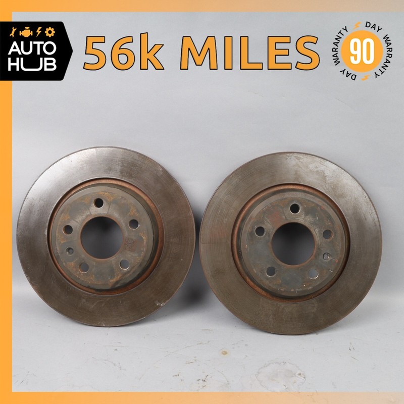 17-24 Audi B9 A4 Rear Brake Rotors Disc Left and Right Set OEM 56k