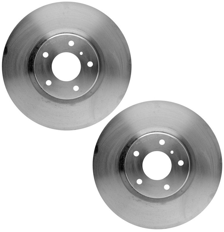 Pair Set of 2 Front Disc Brake Rotors 320mm Dia ACDelco For Infiniti G35 05 RWD