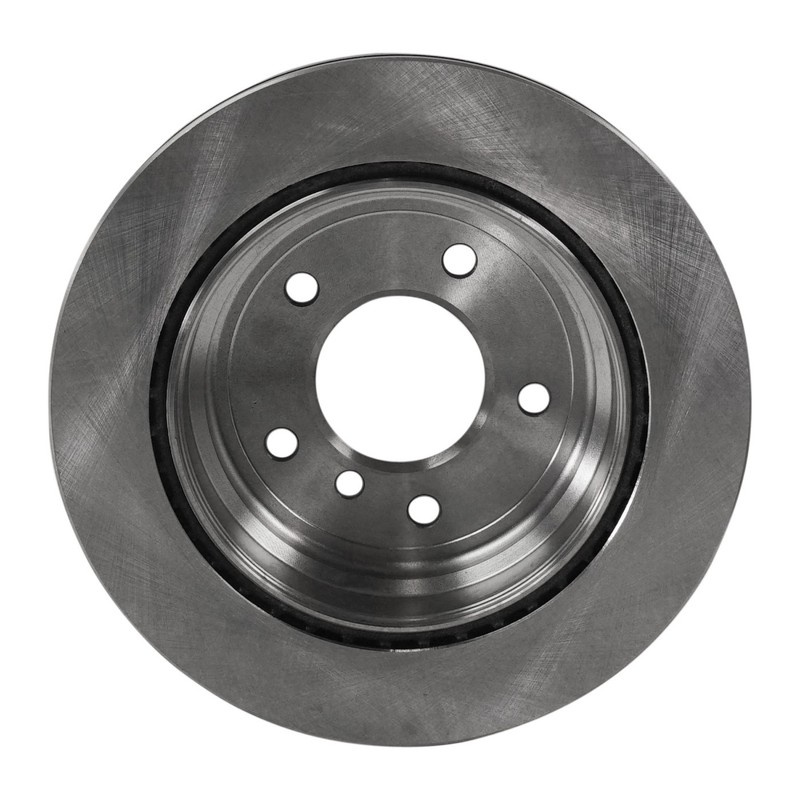 Brake Rotor Brake Pad Kit For 2007-2012 BMW 328i Rear Solid 2-Wheel Set RWD gallery