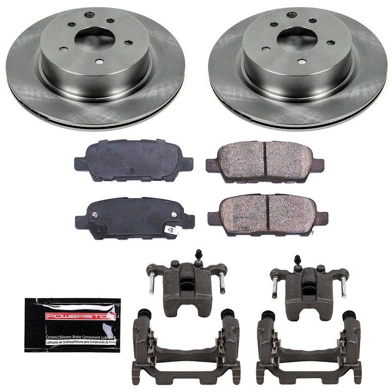 Powerstop Rear 2 Wheel 308mm Discs & Calipers & Pads Kit for EX35 M35 M45 370Z