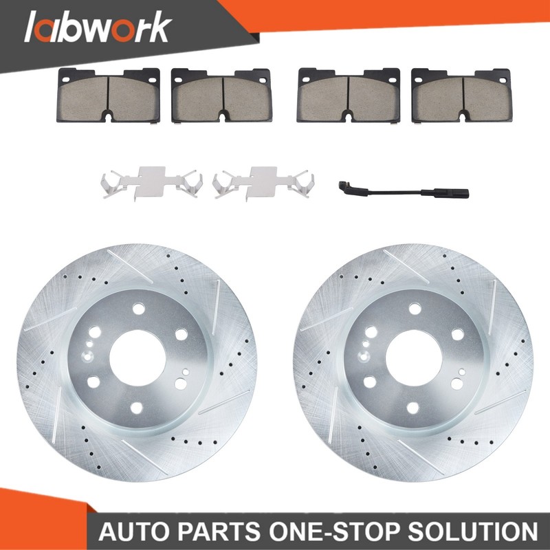 Labwork Brake Disc and Pad Kits 2-Wheel Set Front For Cadillac Escalade 21-23 gallery