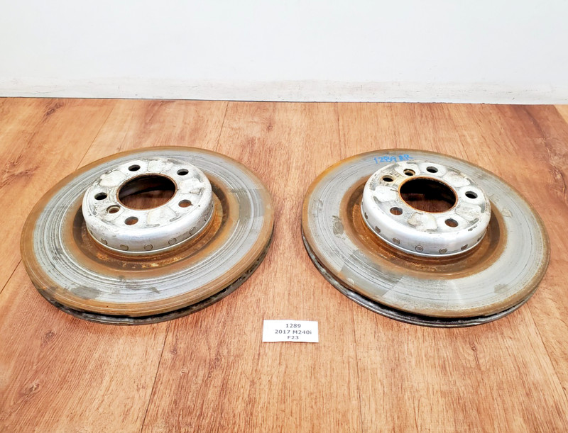 ✅ 14-20 OEM BMW F22 F23 F30 M235i M240i Rear Left Right Brake Disc Rotor 23k