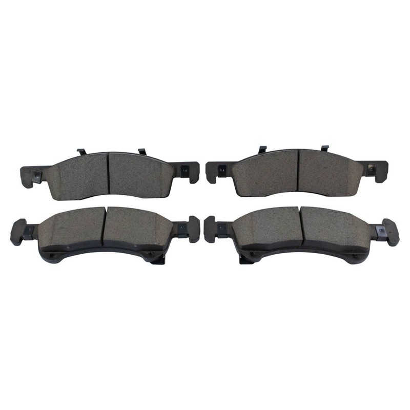 Front Ceramic Brake Pad Performance Cross Rotor Wheel Hubs Kit w/Chemicals gallery