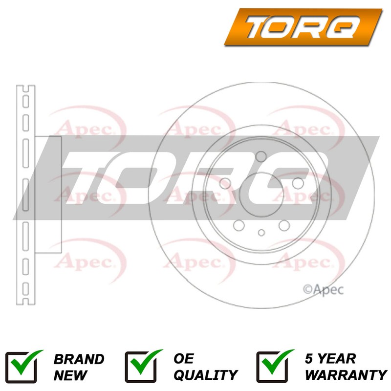 Brake Disc Front Torq Fits Tesla Model S X Electric + Other Models