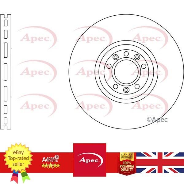 Brand New Brake Disc For Peugeot RCZ 10-15 4249F9 APEC DSK2882