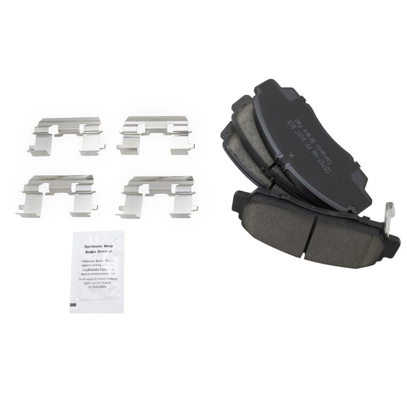 Front & Rear Brake Rotor & Ceramic Pad Kit w/Chemicals for 99-03 Acura TL gallery
