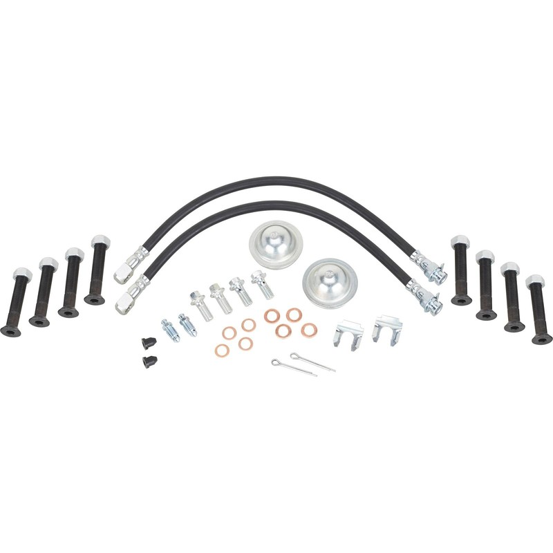 2 Inch Drop Spindle/Brake Kit, 5 on 4.75 Inch, fits 1958-70 Chevy gallery