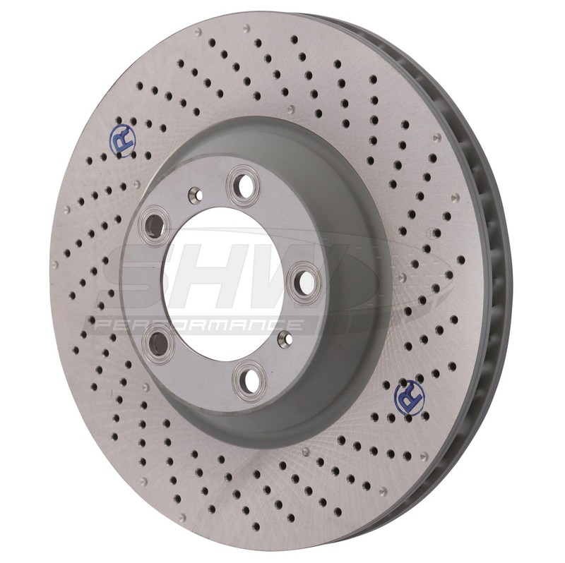 SHW Performance PFR31005 Front Right Disc Brake Rotor For Porsche 911 09-13