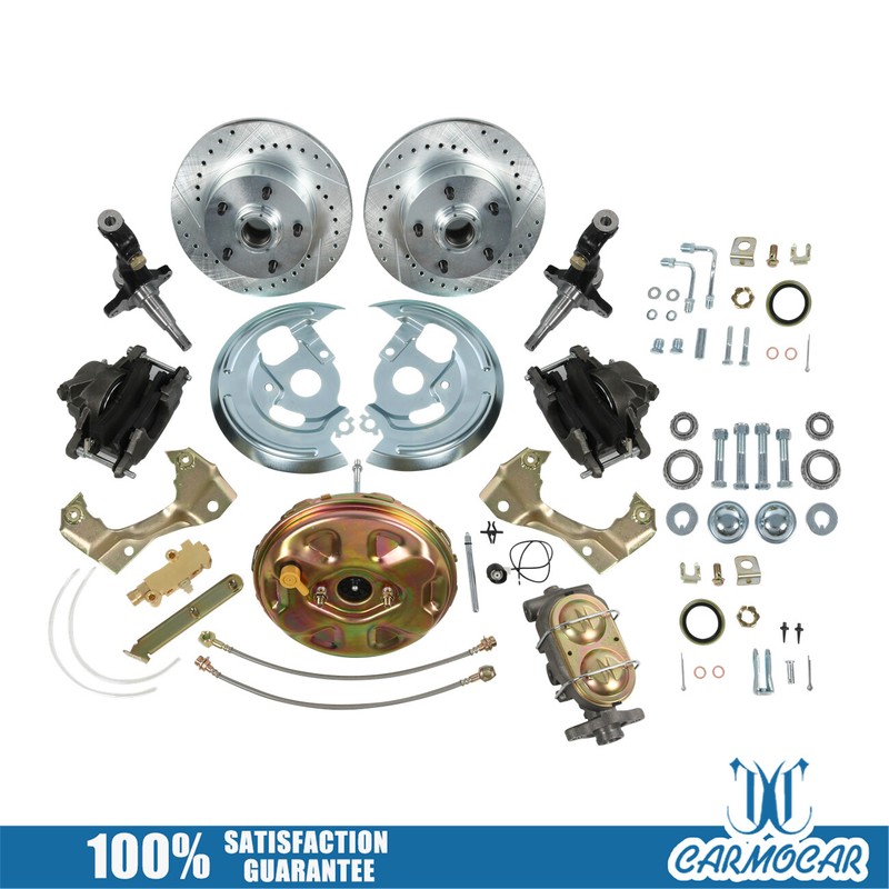Camaro Power Disc Brake Conversion Kit Drilled & Slotted, For GM-227 1967-1969 gallery