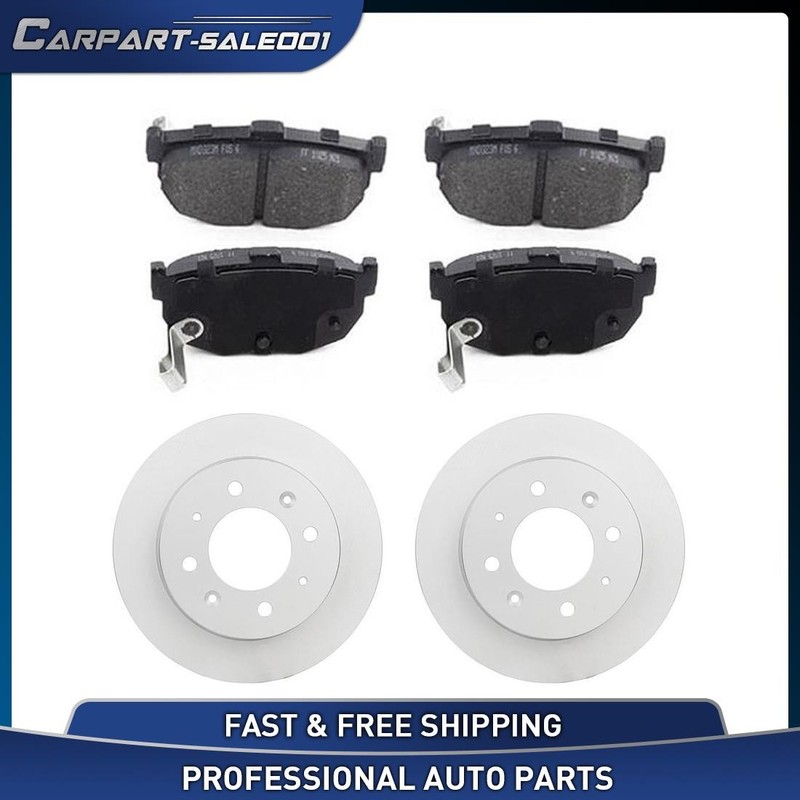 OE Rear Disc Brake Rotors Brake Pads Kit for Kia Spectra 2004-2009