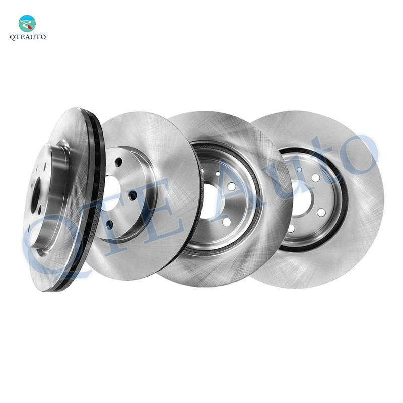 4 Front 321mm-Rear 315mm Brake Rotors To 2013-2015 Chevrolet Malibu 5 Stud Wheel
