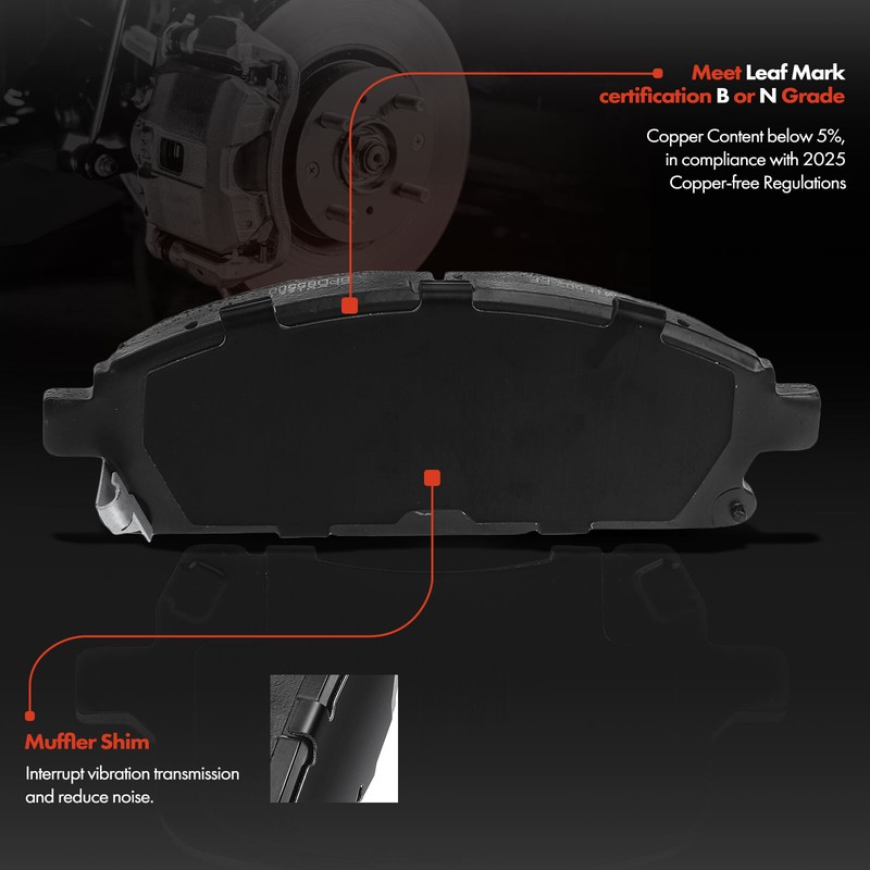 Drilled Rotor & Ceramic Brake Pads for Acura MDX 2003 2004-2006 V6 3.5L Front gallery