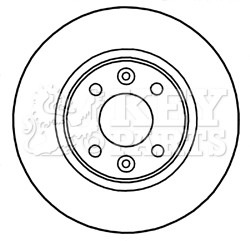 2x Brake Discs Pair Vented fits RENAULT CLIO MK5 1.0 Front 2019 on 258mm Set New gallery