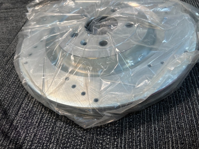 Power Stop Front Drilled Slotted Vented Solid Hat Rotor Replaces Ford GG1Z1125A gallery