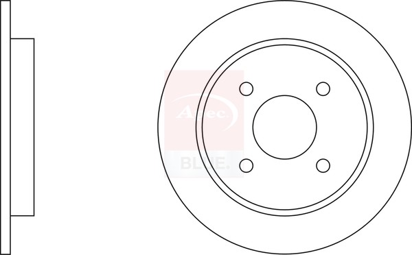 2x Brake Discs Pair Solid fits FORD PUMA ST160 1.7 Rear 99 to 02 MHA 252mm Set gallery