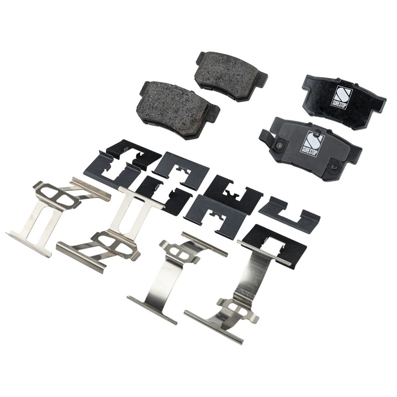 Brake Disc and Pad Kit For 2003-2007 Honda Accord Front and Rear Ceramic gallery
